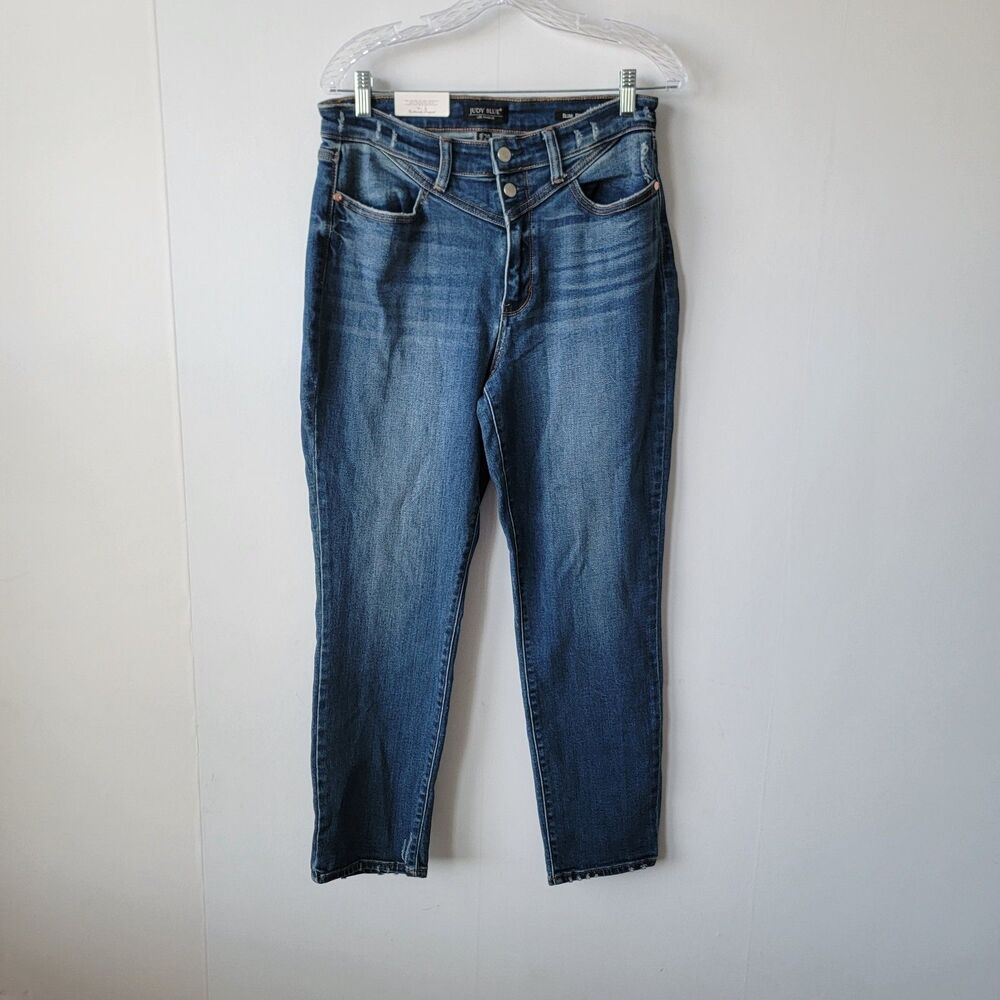 Judy blue women's slim fit jeans size 29 high rise straight leg